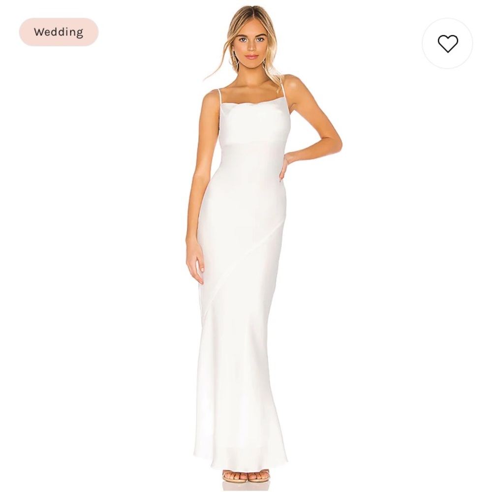 Ivory Cowl Neck Gown